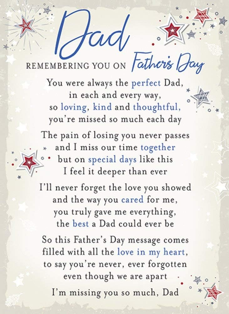Regal Publishing Father's Day Card Dad - 120 x 165 mm,Beige