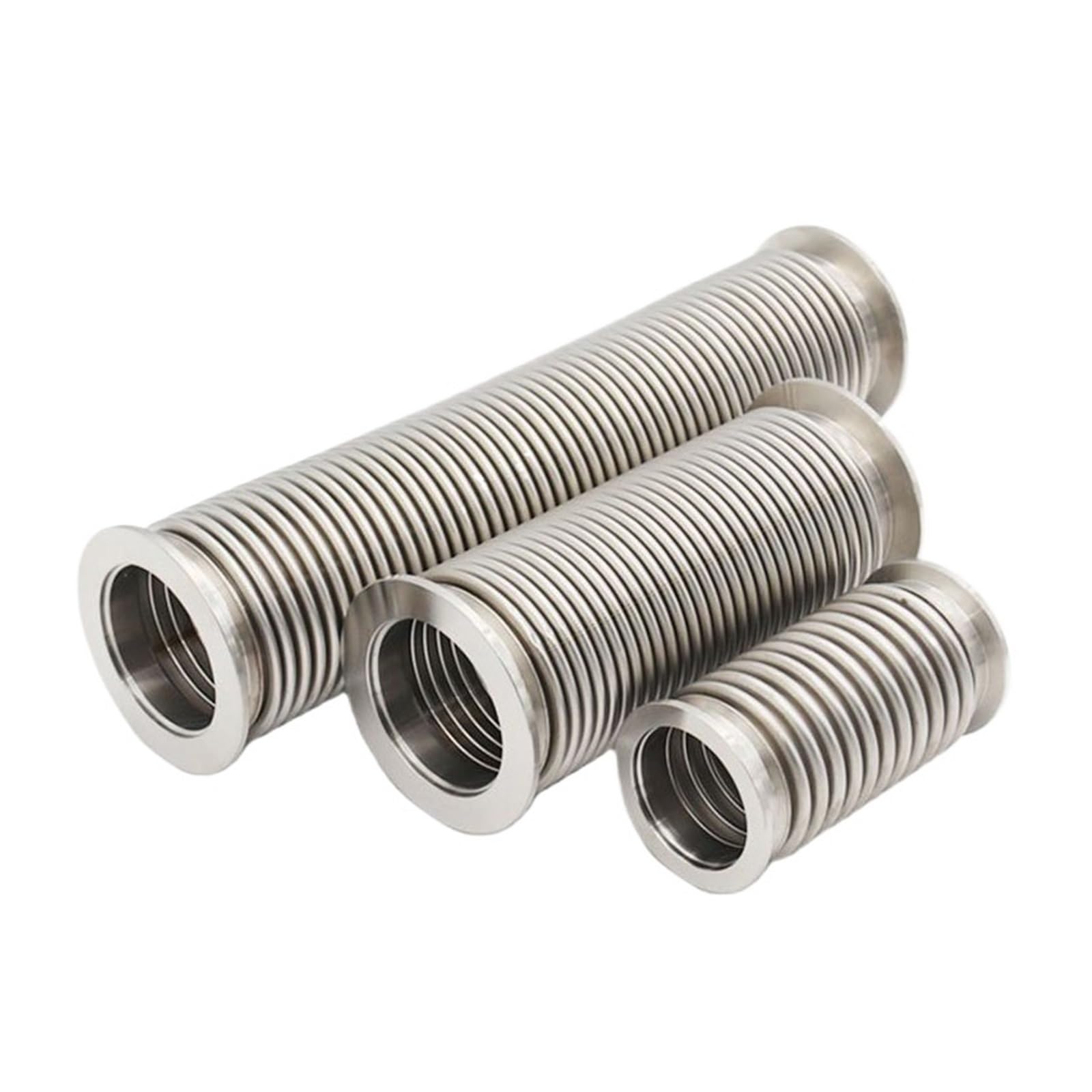 1 Stück Edelstahl-Vakuum-Flexschlauch, Balg, KF40, KF50, 100 mm, 200 mm, 300 mm, 500 mm, 1000 mm, 1500 mm, 2000 mm, 3000 mm(100mm,KF50)