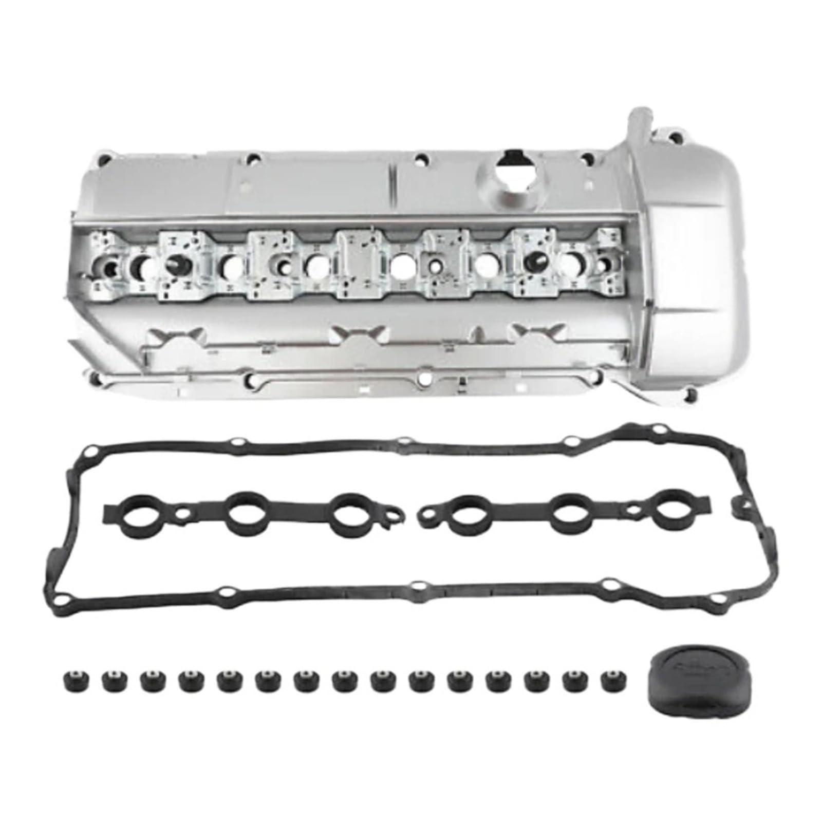 Tapaderas Válvulas Válvula Automotriz De Aluminio Del Motor De La Cubierta De Culata Para M54 11121432928 Junta Tapa Válvula