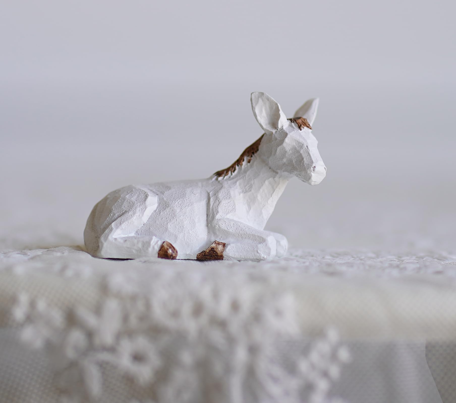 9-teiliges Weihnachtskrippenset für den Innenbereich, echte Weihnachtskrippenfiguren und Figuren Weihnachtskrippe aus Kunstharz für Weihnachtsdeko