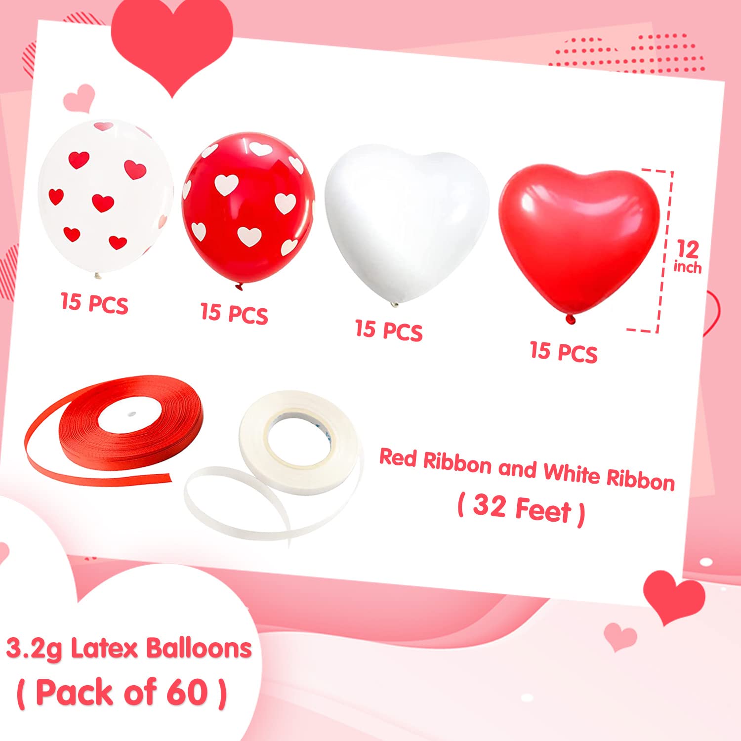 200 Nappes Dentelle Cœur 10x10cm - Assortiment Couleurs - Décoration Saint-Valentin