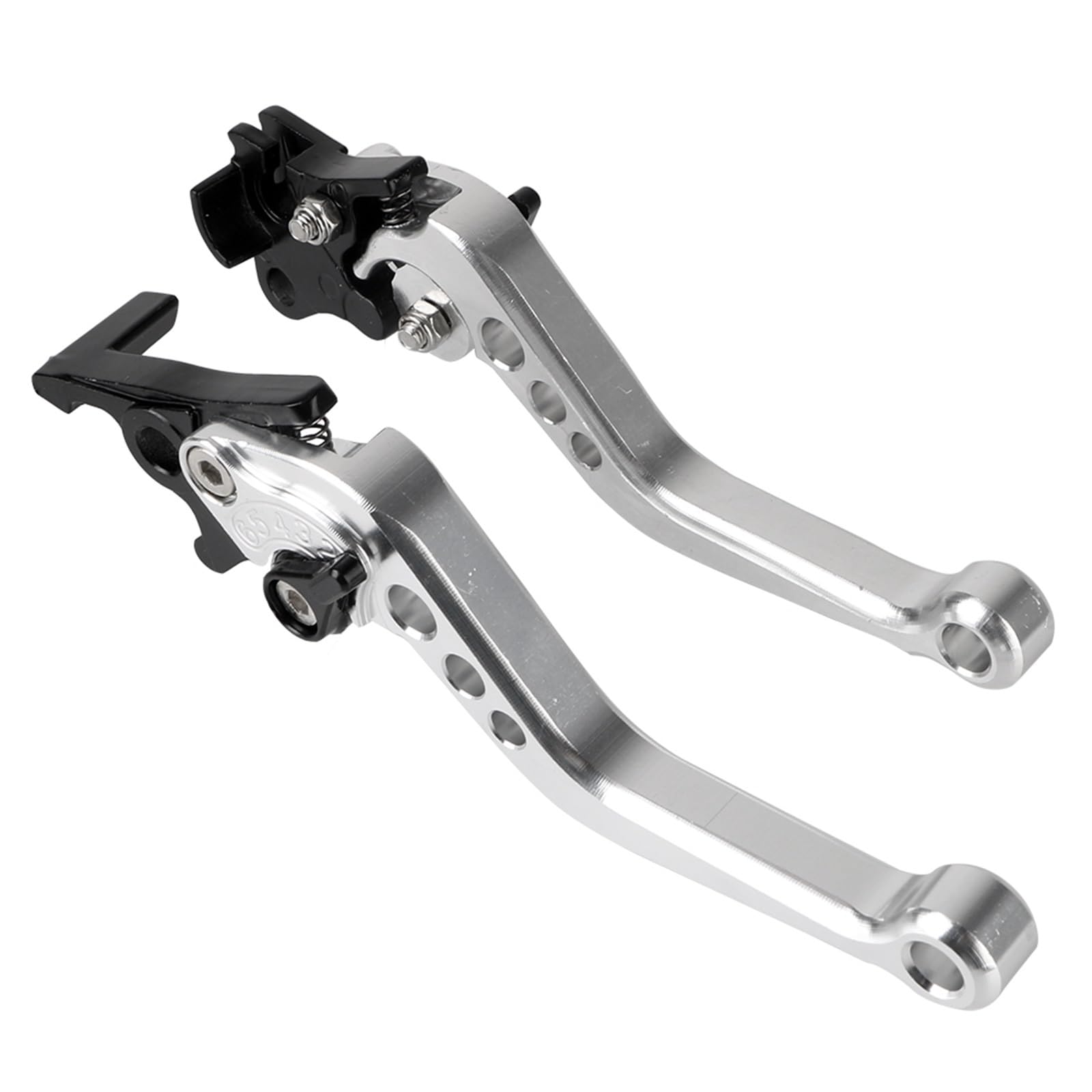 Hsyduhae C Motorbike Brake Levers Fit For Motorbike Modification N Motorcycle Lutch Drum Brake Lever Handle 1 Pair Alloy Universal(C)