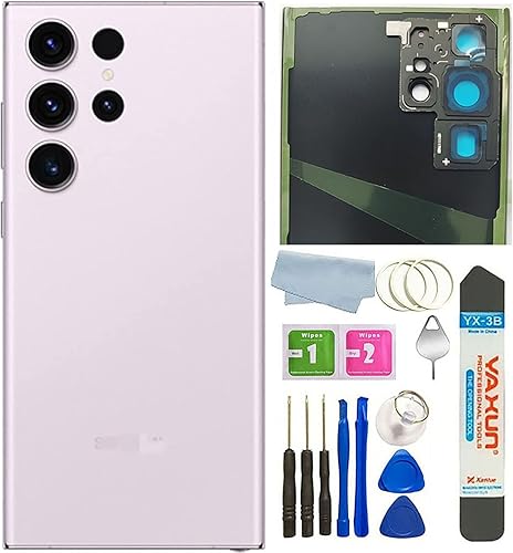 Miniatura 7 de Cubierta trasera de vidrio para Galaxy S23 Ultra de repuesto para puerta de Samsung Galaxy S23 Ultra 5G con cintas preinstaladas (no apto para S23