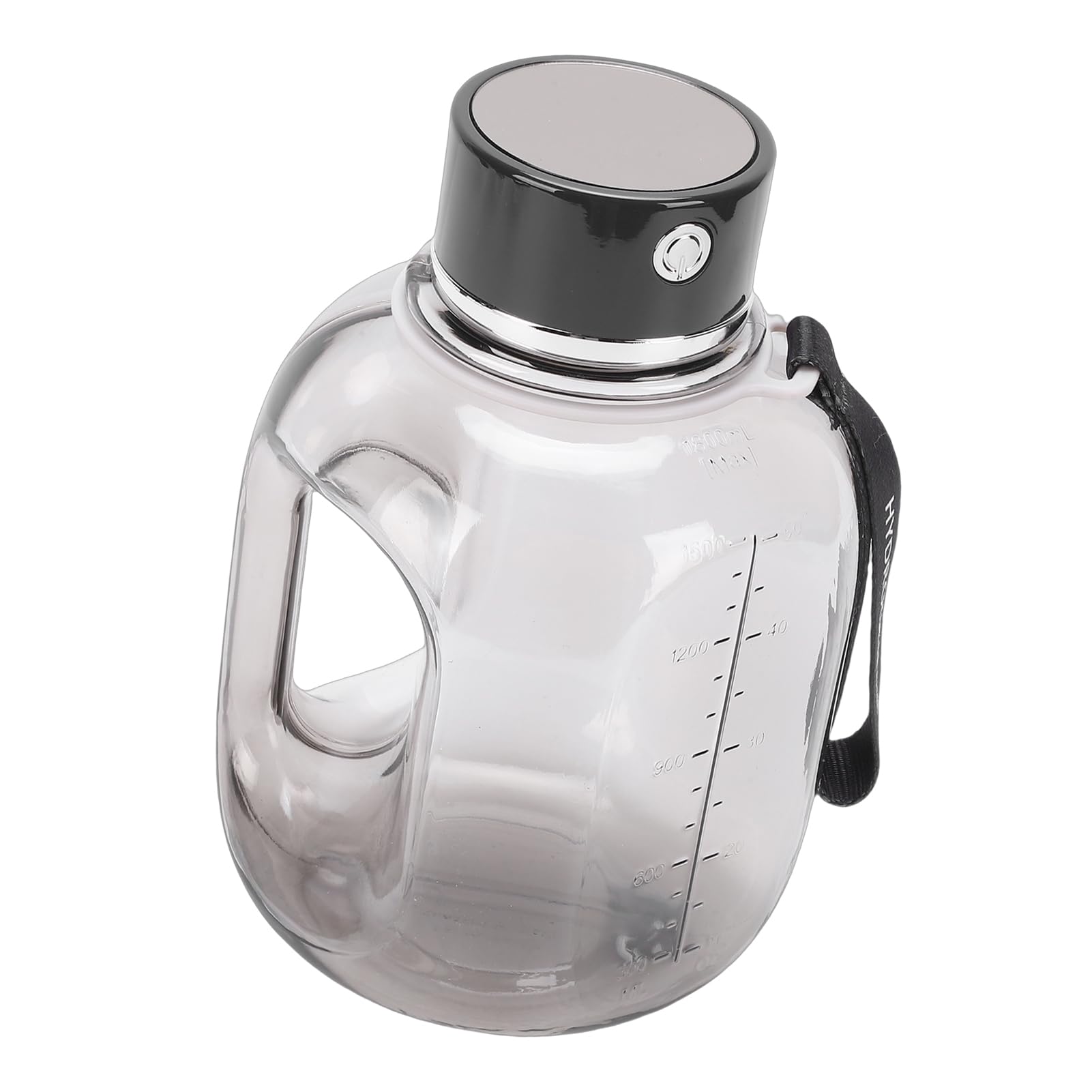 Bouteille d'eau à Hydrogène, Générateur d'eau à Hydrogène Portable de Grande capacité de 1,8 L, Bouteille 'Hydrogène Rechargeable avec Charge de Type C, Idéale pour une Utilisation
