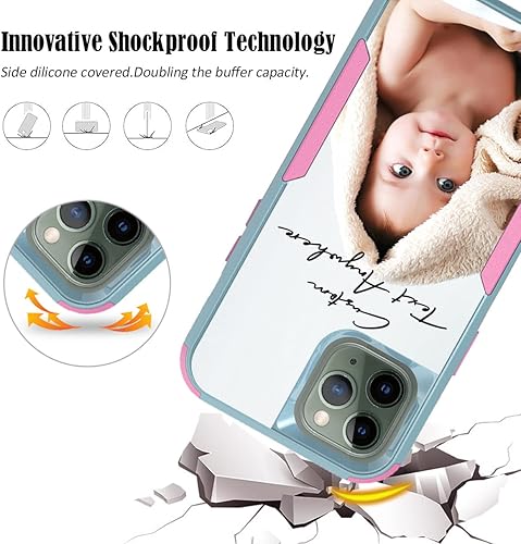 Miniatura 4 de Funda personalizada para iPhone 11 Pro Max, funda personalizada a prueba de golpes, con nombre de imagen, texto, imagen, resistente a los golpes