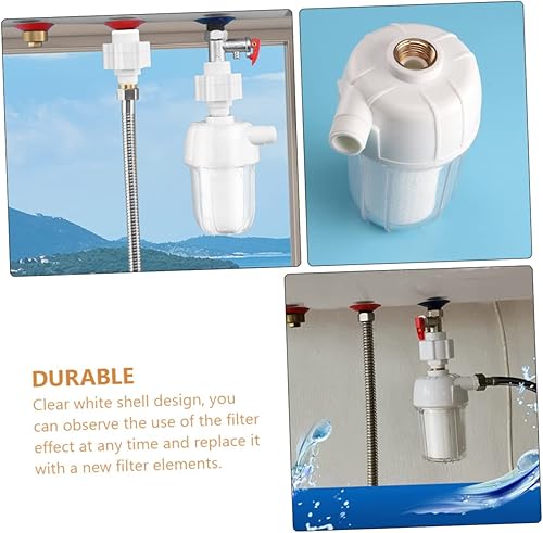 Miniatura 4 de Purificador de plumón, 3 piezas, para lavado, ducha, hogar, prefiltro de plástico, para el hogar, sistema de máquina de lavandería, accesorios de