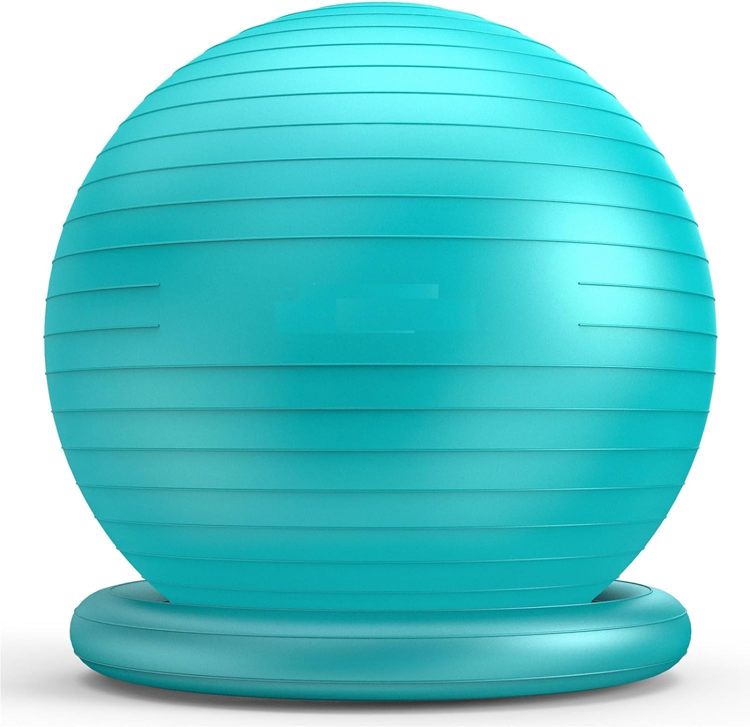Leosportz Gym Ball Yoga with Tube - Anti Burst Exerciser Ball for Yoga and Office Chair Ball | Exerciser and Chair Sit Ball for Pregnant Women Weight Lose (55 cm, Blue Gym Ball + Tube) (B0D8418V4G) Amazon Price History, Amazon Price Tracker