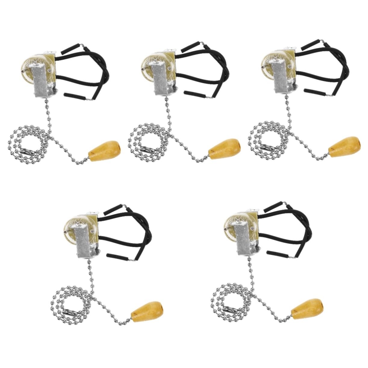 Artibetter 5pezzi Interruttore Catena Per Lampade Da Soffitto Accessorio Elegante e Resistente Per Illuminazione Facile Installazione e Compatibile Con Lampade Da Parete e Soffitto Design