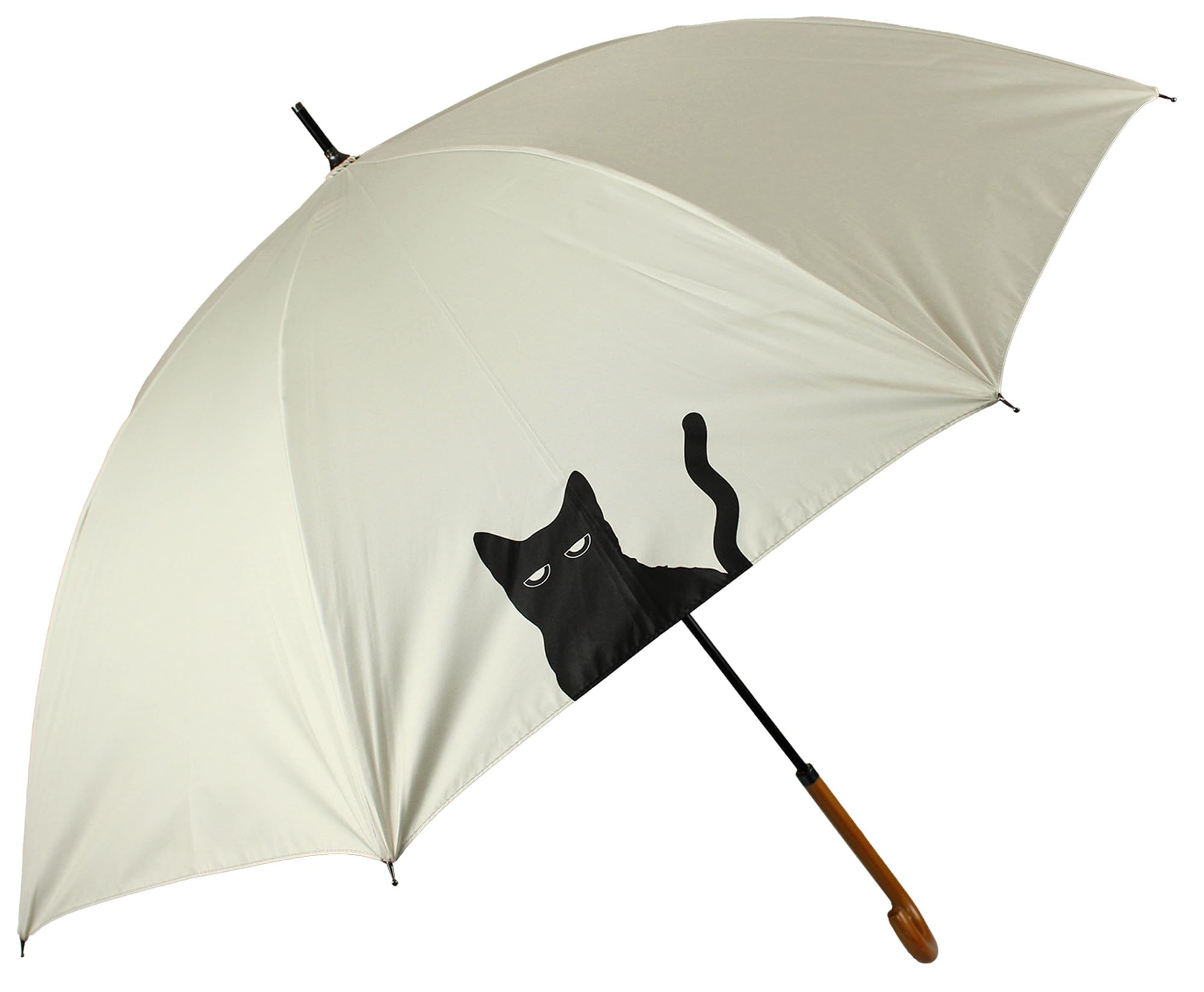 Amazon.co.jp: 長傘 日傘 晴雨兼用 レディース かわいい 猫 軽量 親骨