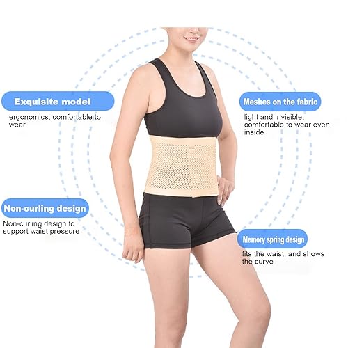 Miniatura 4 de Faja abdominal posparto, faja para el vientre posparto, faja de compresión de abdomen, cinturón de soporte de alta elasticidad, transpirable,