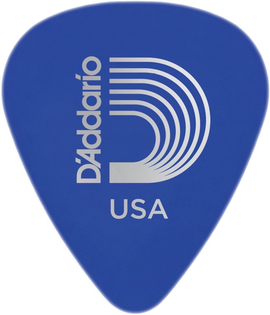 Planet Waves 1DBU5-25 Duralin Blue Picks Medium/Heavy Gauge - Pack of 25, 25-pack