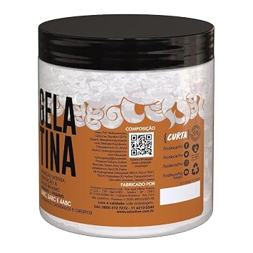 Salon Line - Linha #ToDeCacho - Gelatina Linhaca Definicao e Brilho 550 Gr - (#ImWithCurls Collection - Linseed Gelatin Definition and Shine Net 19.40 Oz)