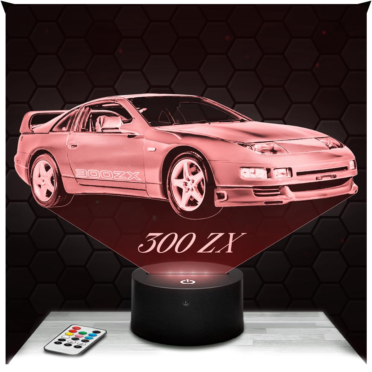 Lampephoto.fr - Car N 300ZX 3D Lamp Decoration Supercar Sport Luxury Vehicle Tuning, Gift idea for Men Car N 300ZX Night Light Room Decor, Original Christmas, Gift idea for Men, Gifts Merchandising