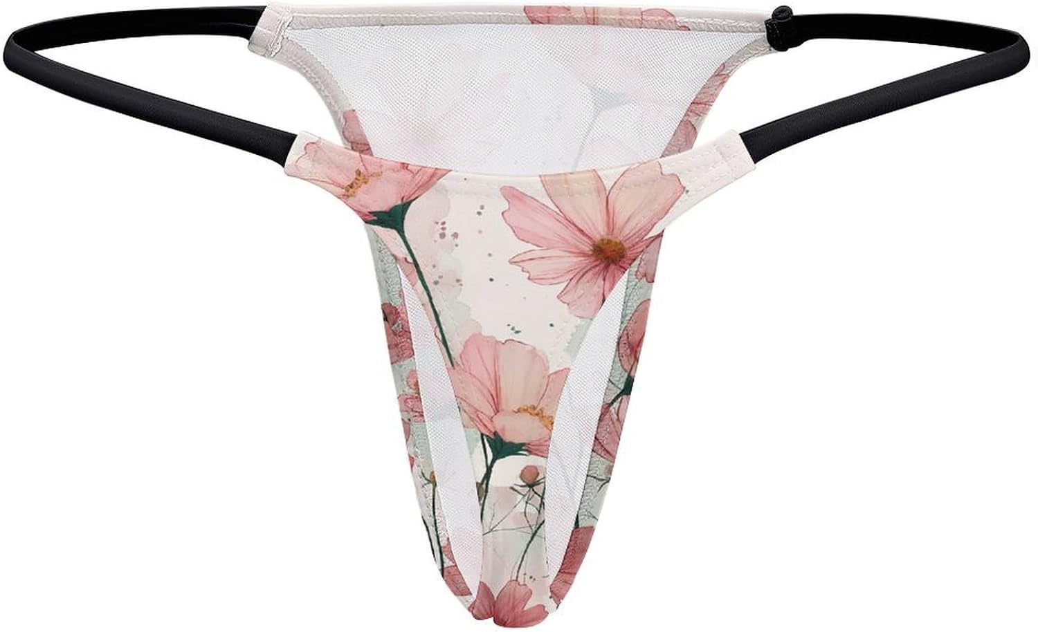 Cosmo Flowers Sexy G String Thongs for Women Underwear | Seamless Panties Lingerie Breathable Low Rise No Show