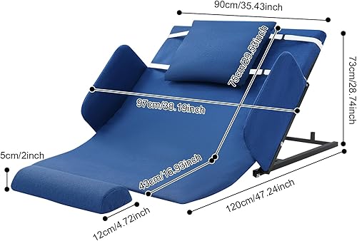 Miniatura 2 de Respaldo de elevación eléctrico, elevador de respaldo con control remoto para cama, capacidad de 220 libras, colchón de cuña ajustable de 10-80°