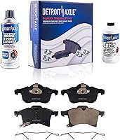 Vista 44 de Detroit Axle - Pastillas de freno para Dodge Dart 2013-2016 2014 2015 pastillas de freno de cerámica con reemplazo delantero y trasero de hardware