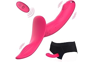 Vibrating Strap-on for Lesbians with 10 Vibration Modes