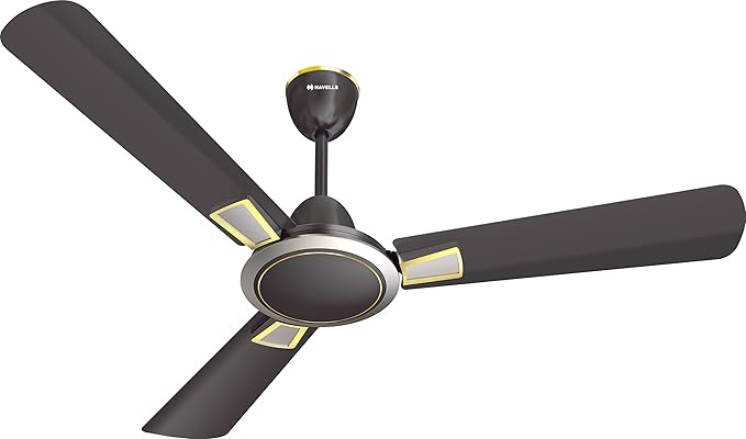 Buy Havells 1200mm Astura Energy Saving Ceiling Fan (Brown Gold Mist, Pack of 1) at Rs. 2551