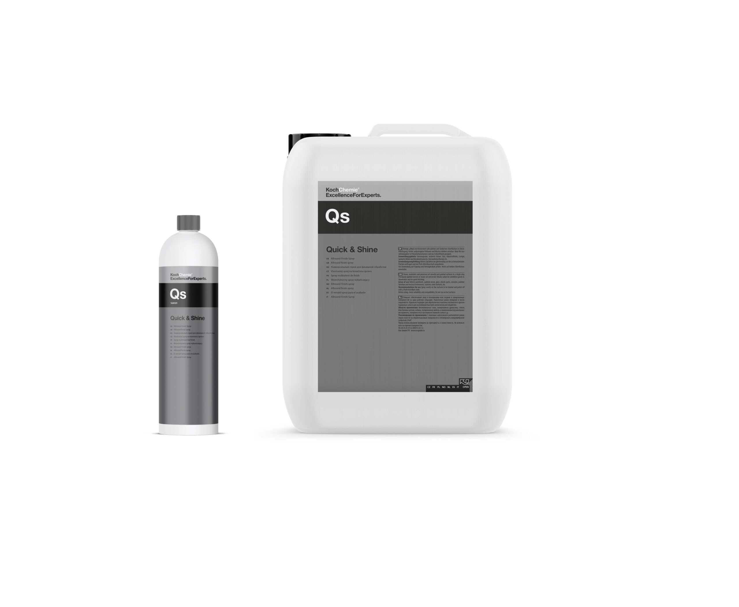 Koch Chemie Qs Quick & Shine Allround-Finish 10 Liter für Lack Fahrzeuginnenraum Edelstahl