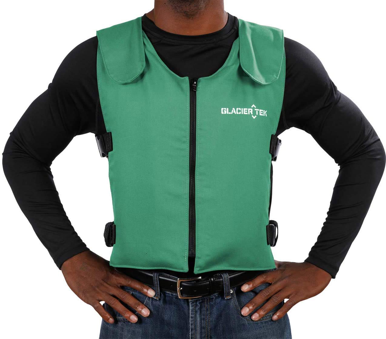 Glacier TekGlacier Tek Original Cool Vest with FR3 Flame-Retardant Banox Fabric and Nontoxic Cooling Packs