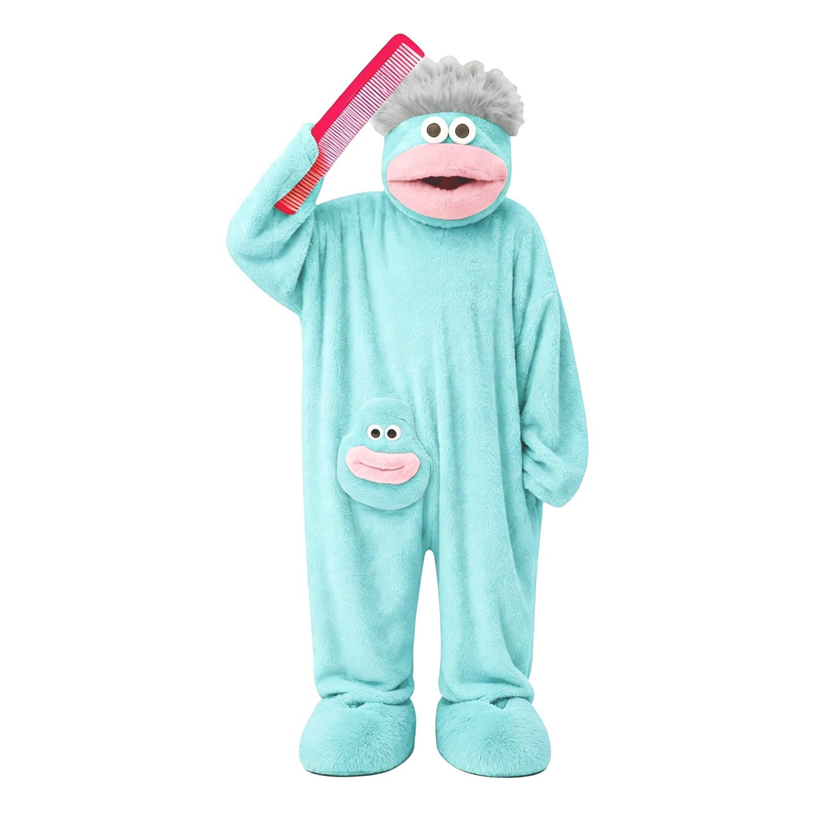 Big Mouth Monster Onesie 🅚🅘🅓🅢 Funny Silly Onesie Halloween Costumes