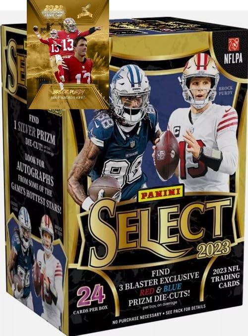 NEW 2023 SELECT Sealed Football Card Box, 3 Exlusive Die-Cut Prizms, Plus Custom Novelty Purdy Card