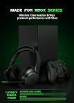 RYR Wireless Gaming Headset for Xbox Series X|S, Xbox One, PS5, PS4, Mac, Bluetooth 5.3, 3D Surround Sound, Rotatable Earmuffs, Gaming Headphones with Noise Canceling Microphones-Blackgreen