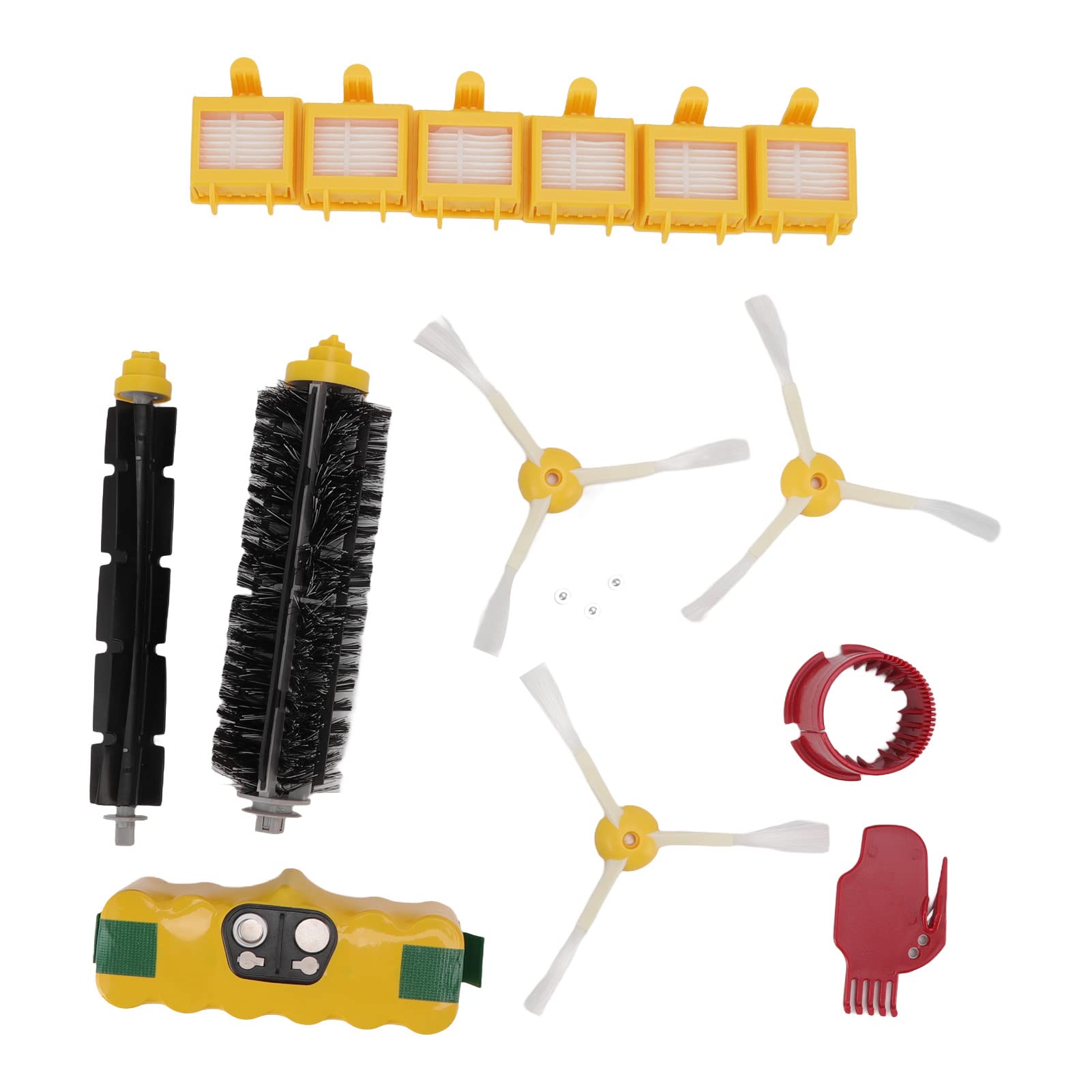 Kit de filtre et brosse Pilipane avec batterie NiMH pour toutes balayeuses