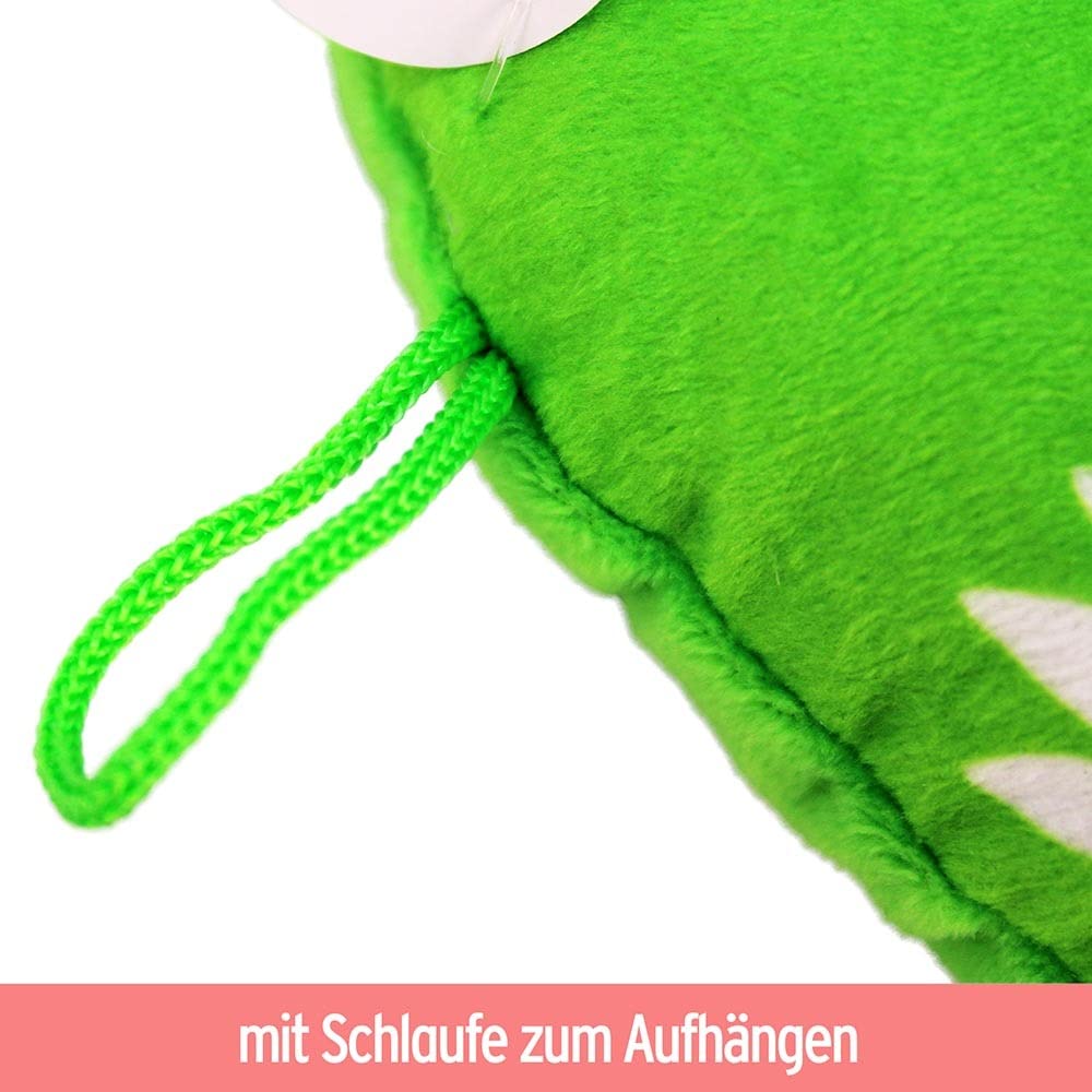 BEMIRO Dino Kissen aus Plüsch ca. 20 cm Dinosaurier Kissen Dekokissen