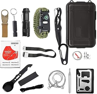 13-in-1 Survival Kit: Essential First Aid & Survival Tools for Emergency Preparedness