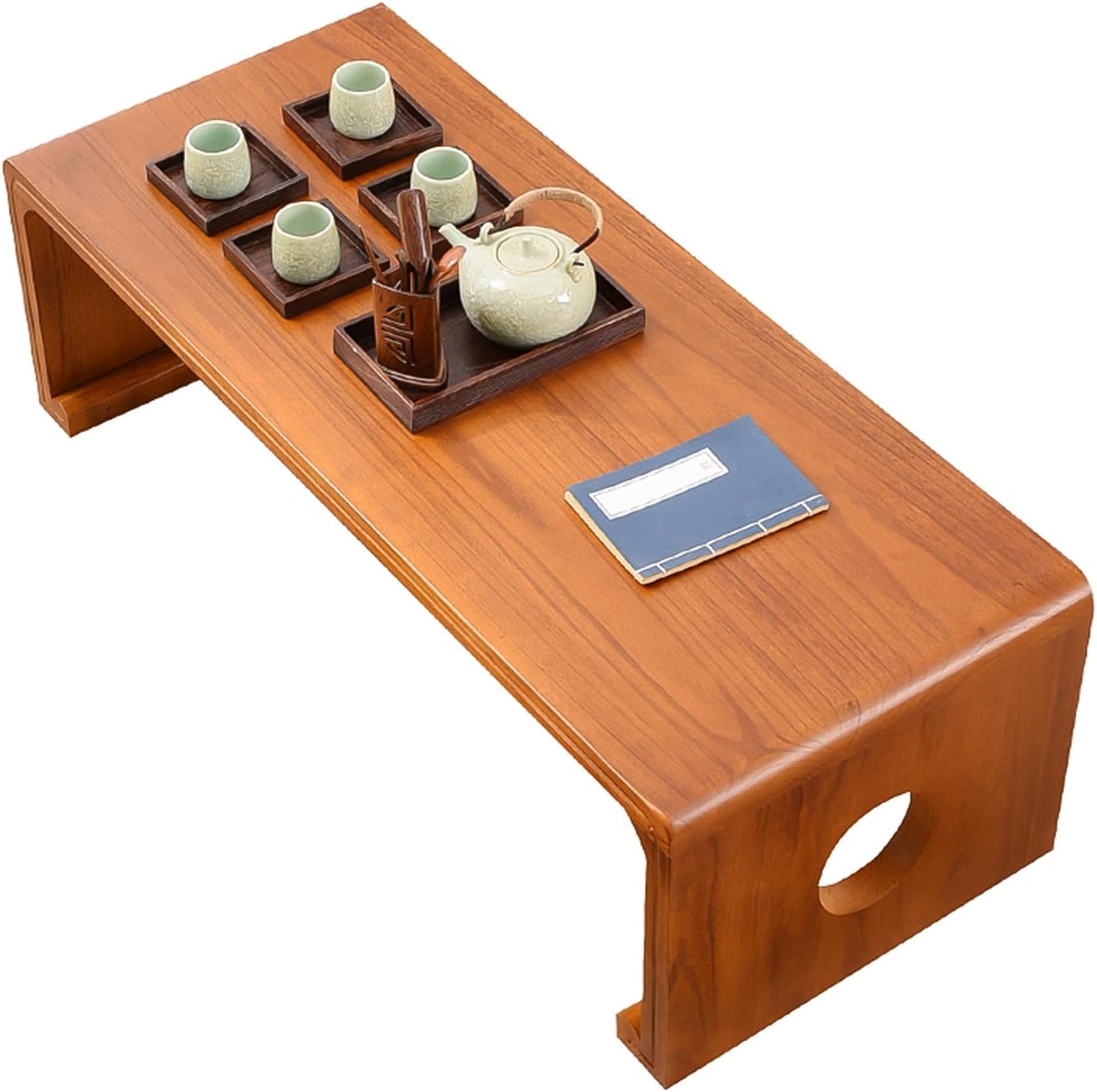 Wooden Dining Table, Sturdy Coffee Table, with Waterproof