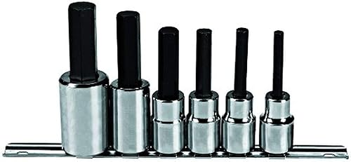 Stanley Proto J5441-SM Juego de brocas hexagonales métricas de 12", 6 unidades