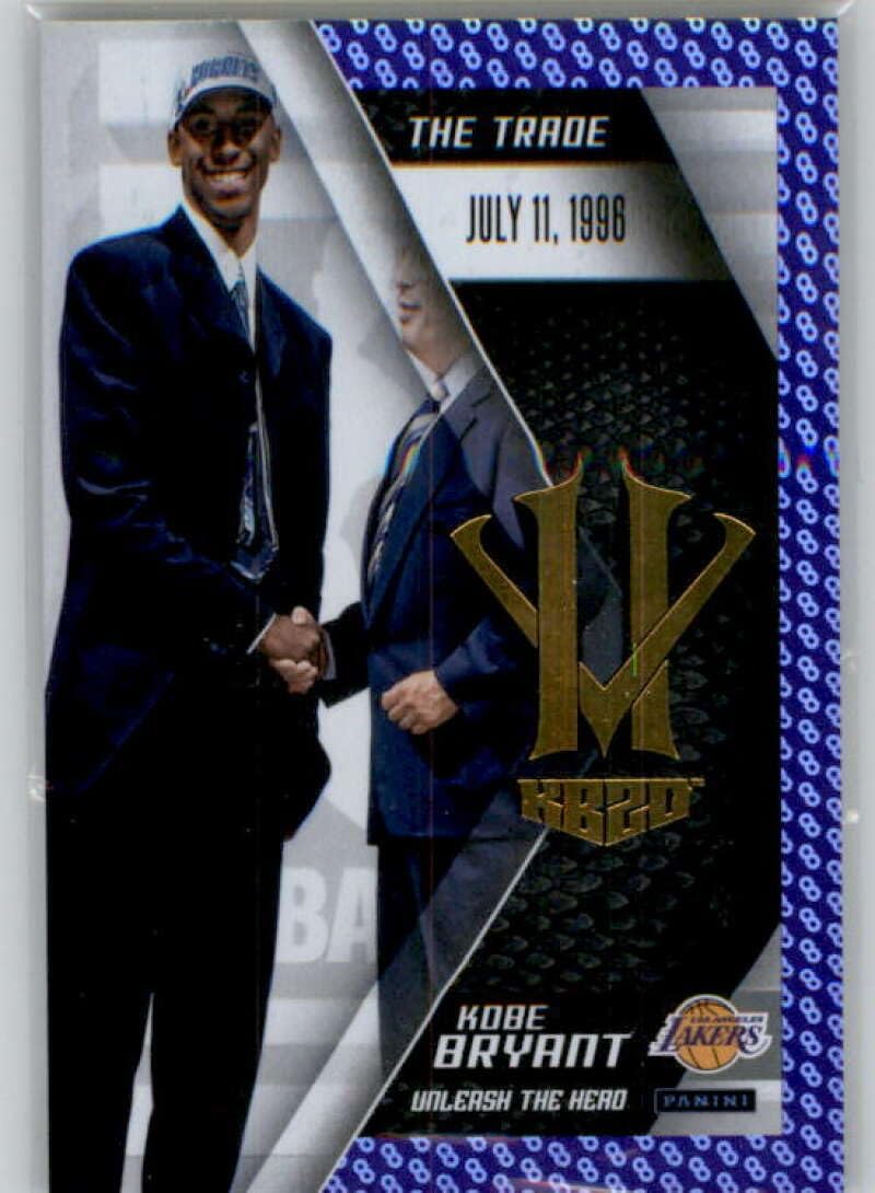 2015-16 Panini Kobe Bryant Hero Purple #1 Kobe Bryant Los Angeles Lakers Official Basketball Card in Raw (See Decription) Condition