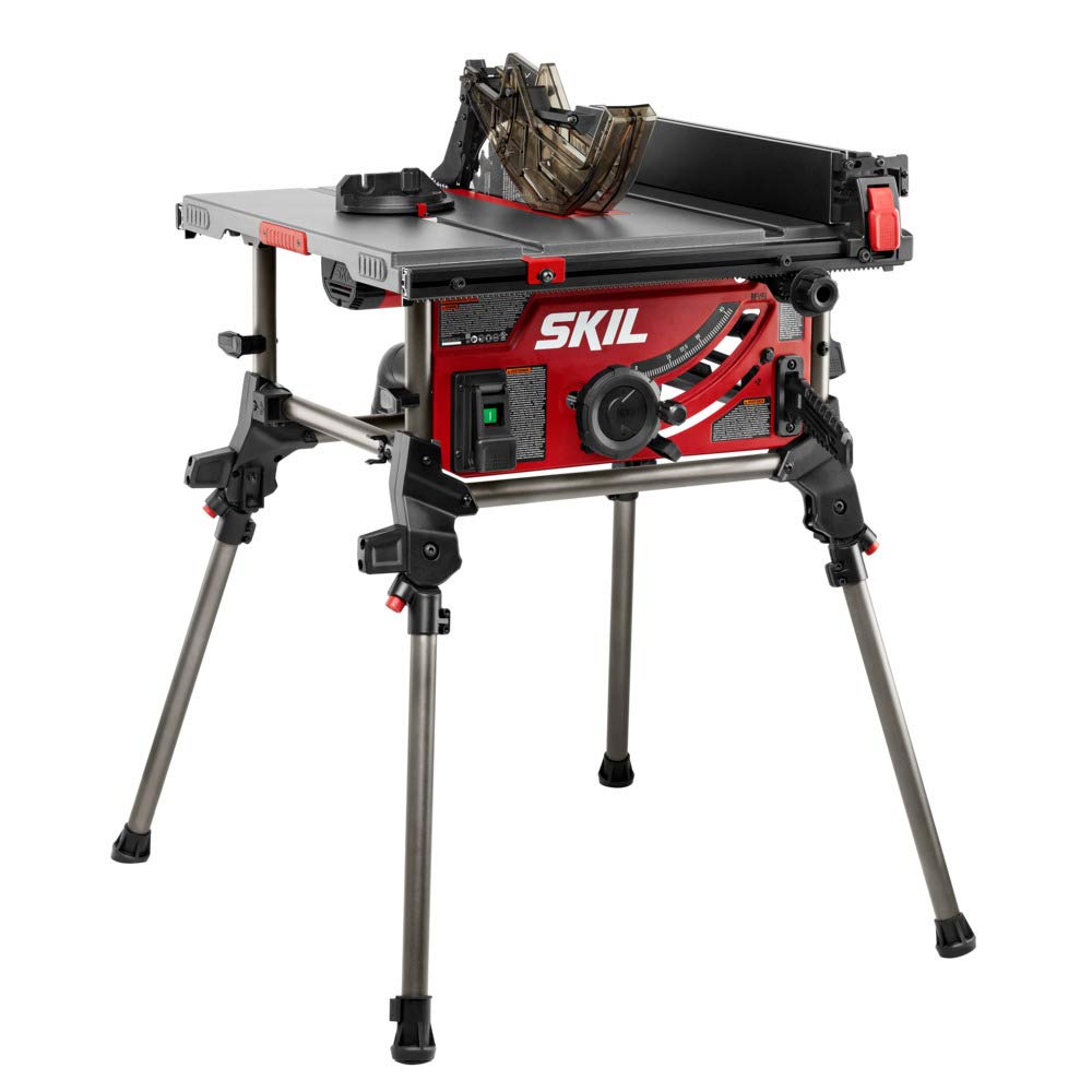 SKIL 15 Amp 10 Inch Portable Jobsite Table Saw with Folding Stand- TS6307-00SKIL 15 Amp 10 Inch Portable Jobsite Table Sa…