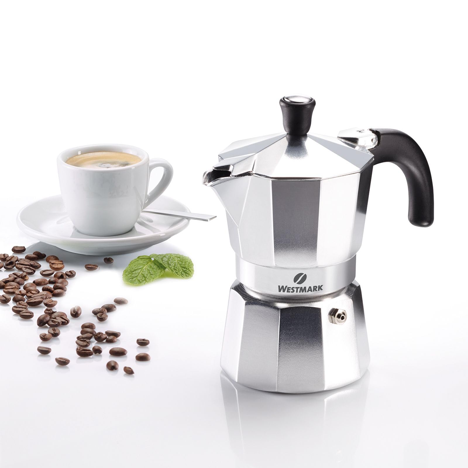 Westmark 24602260 Brasilia - Caffettiera da 3 tazze in alluminio