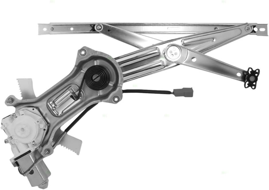 Brock Replacement Passengers Front Power Window Lift Regulator with Motor Assembly Compatible with 1994-2004 Mustang F6ZZ6323395AA