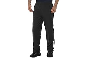 33,000ft Men's Rain Pants: Waterproof, Windproof, Lightweight, Breathable