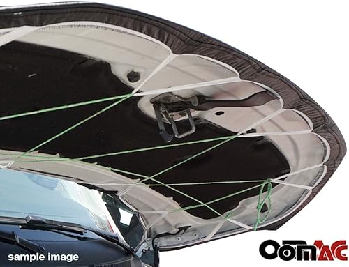 Miniatura 8 de OMAC Sujetador de capó de coche para Mercedes Sprinter W906 2006-2013 negro cubierta completa