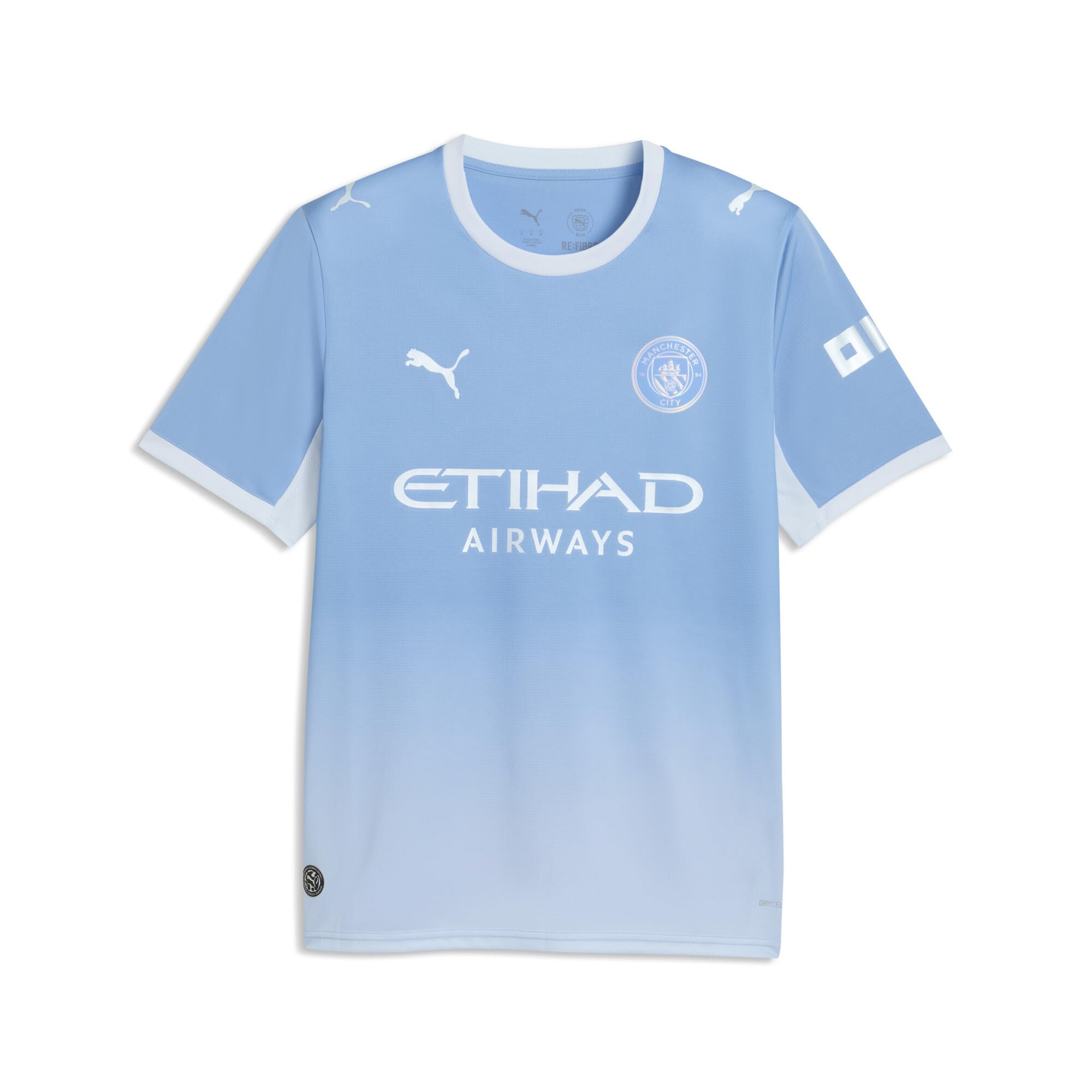 MCFC Home Jersey Replica Unisex Yetişkin Forma Team Light Blue-Icy Blue XS
