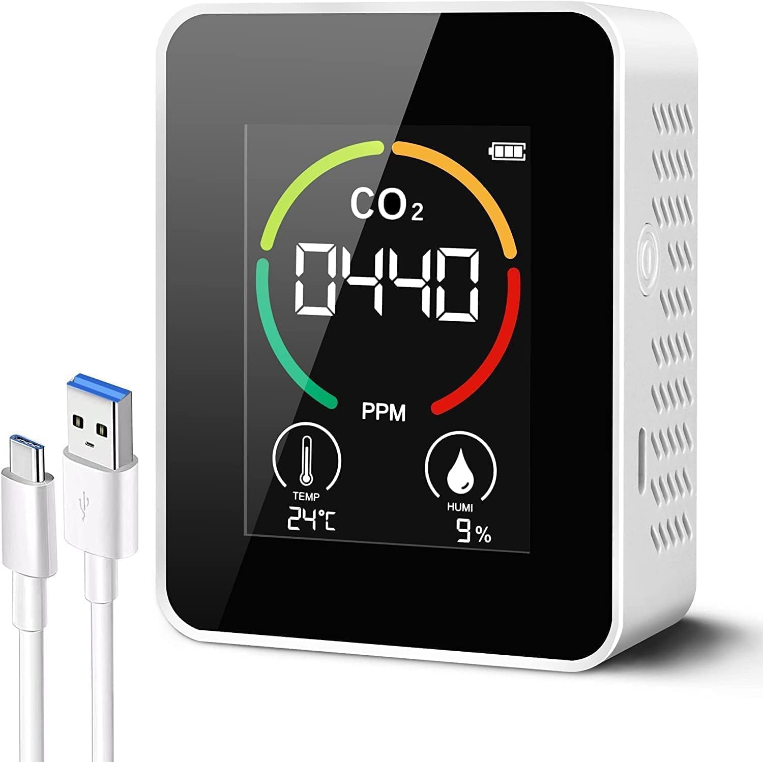 新版 野外合本 第3次改訂版 Amazon.co.jp: 二酸化炭素濃度計 二酸化炭素検出器 CO2センサー 温度