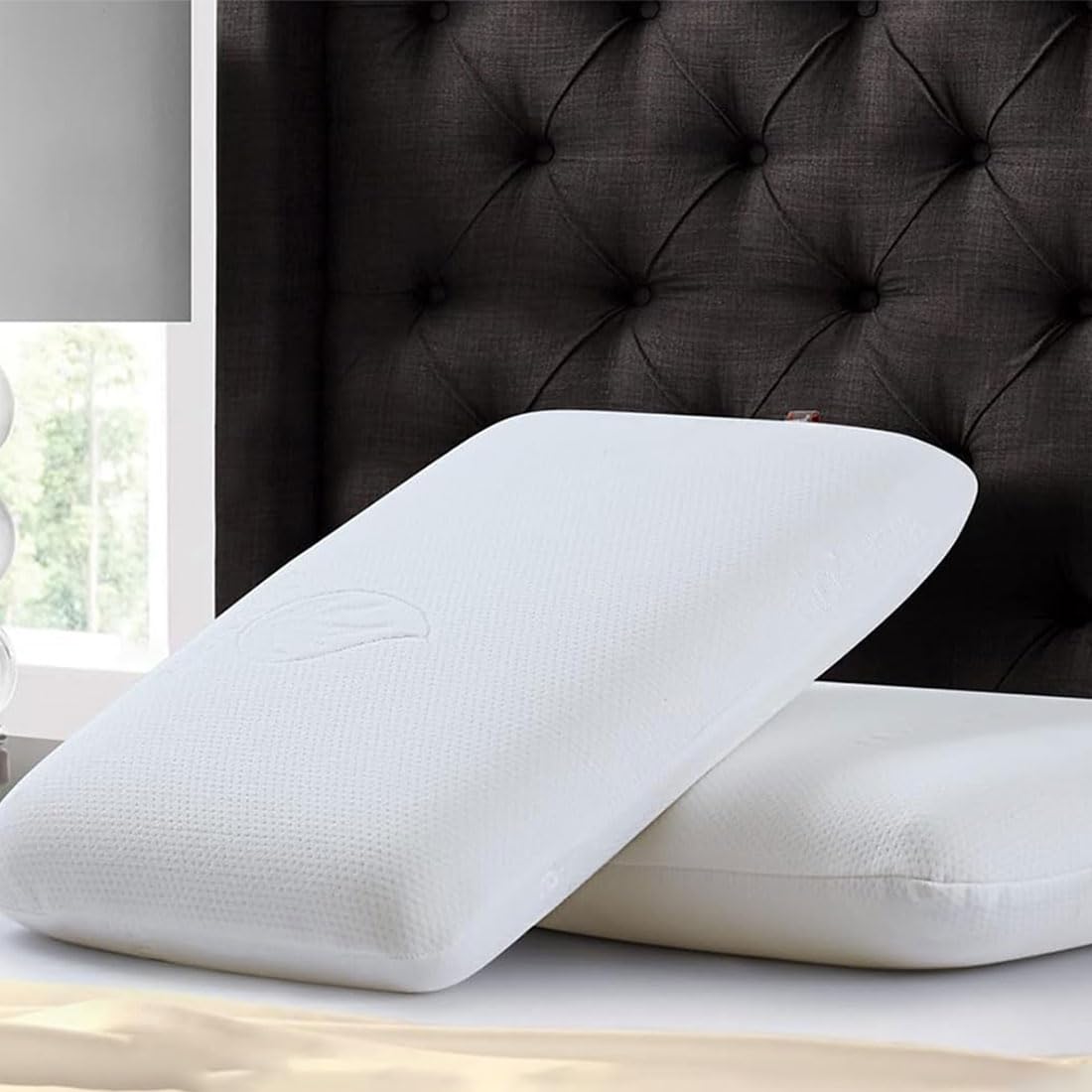 SPREAD SPAIN® Doctor Plus Pillow for Cervical/Contoured Neck Memory Foam Pillow, Pillow for Neck Pain and Shoulder Pain(45 x 68 cm, White, Pack of 1)-image-38