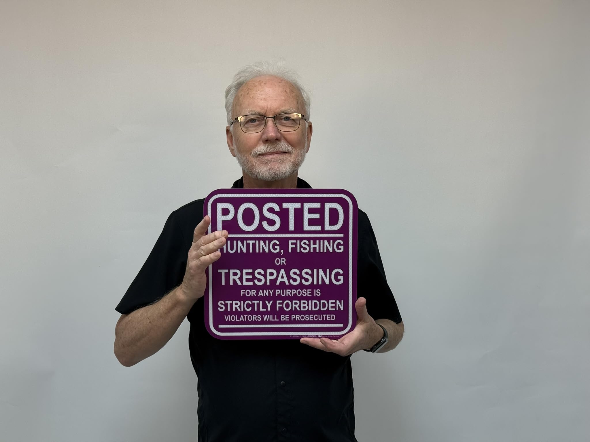 Sigo Signs No Trespassing Sign - 24x30 Inch, Reflective .080 Aluminum, Not A Public Hiking Trail, Made In USA - View #12