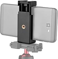 Vista 2 de OCTO MOUNTS - 2 Pack Universal Smartphone Holder Set for Mounting Any Phone. Has Camera Screw (1/4-Inch 20), Easily Connect Your Cell Phone to GoPro