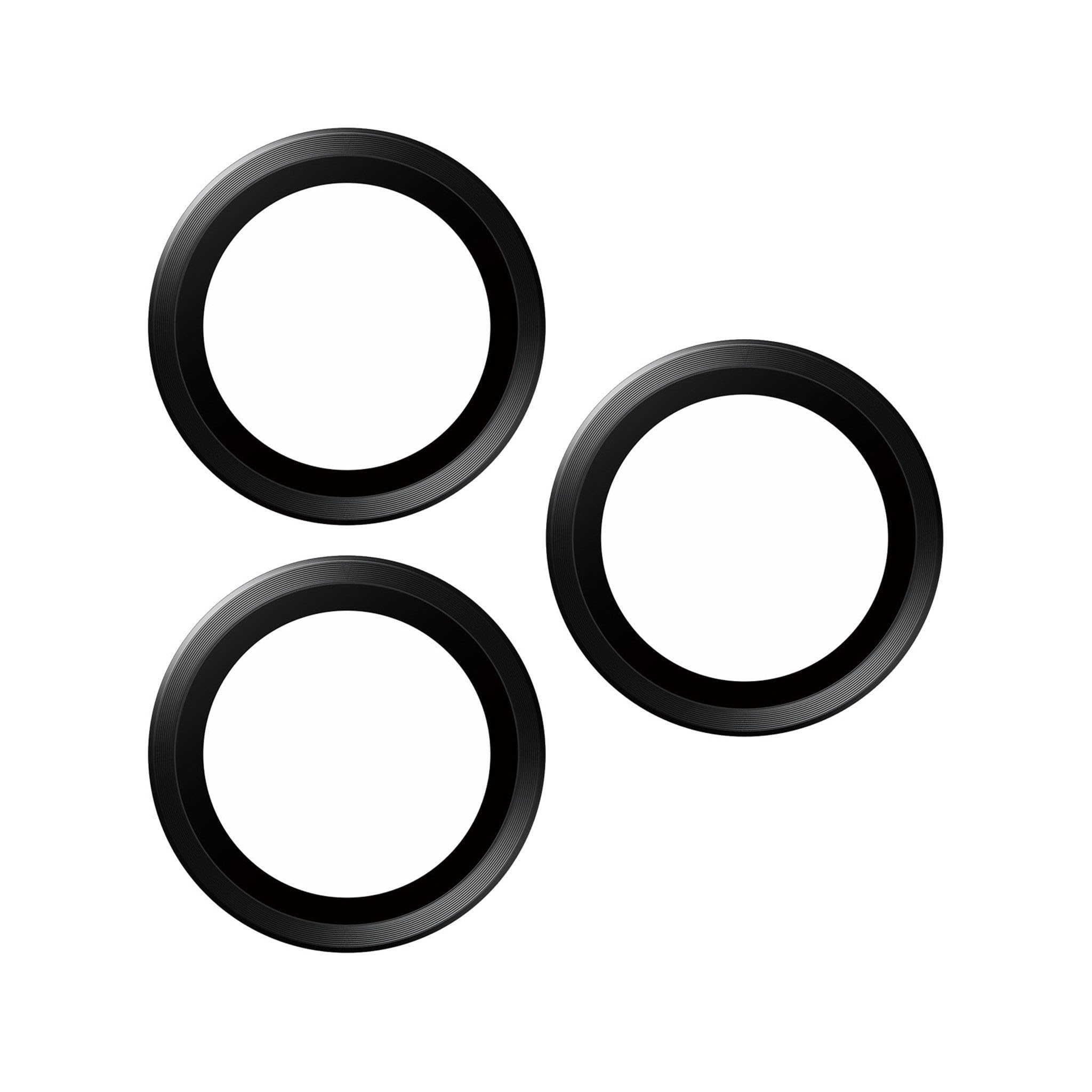 Panzer Glass Hoops Schwarzes Metall Kameraschutz iPhone 15 Pro | 15 Pro Max
