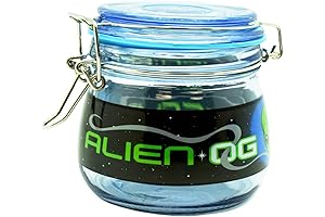 Dank Tank Alien OG Airtight Glass Storage Jar - Smell Proof Airtight...