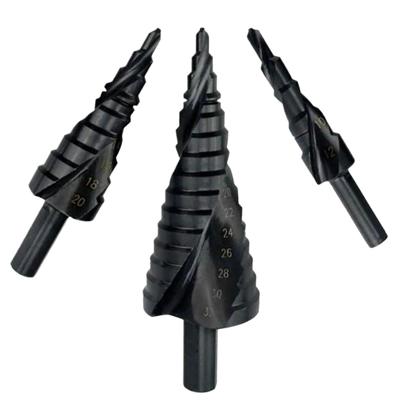Foret étagé en spirale conique 4-32mm pour projets de bricolage et rénovation