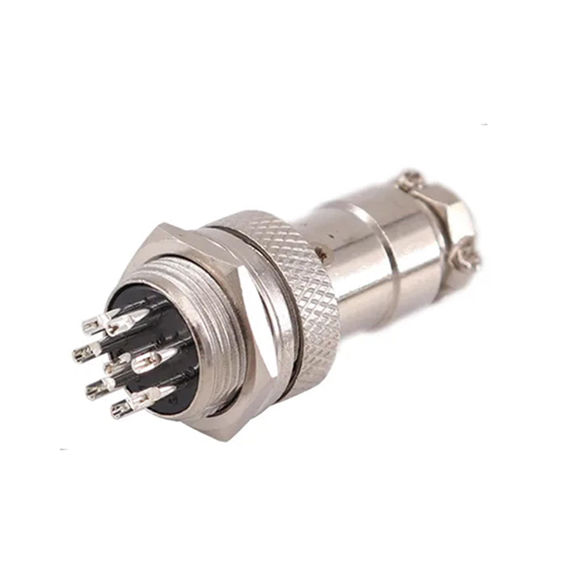 10 Pack GX16 Aviation Plug Male&Female Wire Panel Metal Connector 9 Pins + Plug Cover