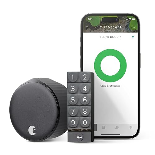 August Home Matte Black Wi-Fi Smart product photo (Smart Locks) — ScooterReviewPro review