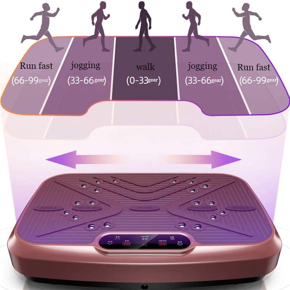 Macchina per esercizi con vibrazioni Piastra vibrante per istruttori per fitness Macchina per dimagrire Attrezzatura per dimagrire Rigetto del grasso Piattaforma oscillante Scuotimento di tutto il cor