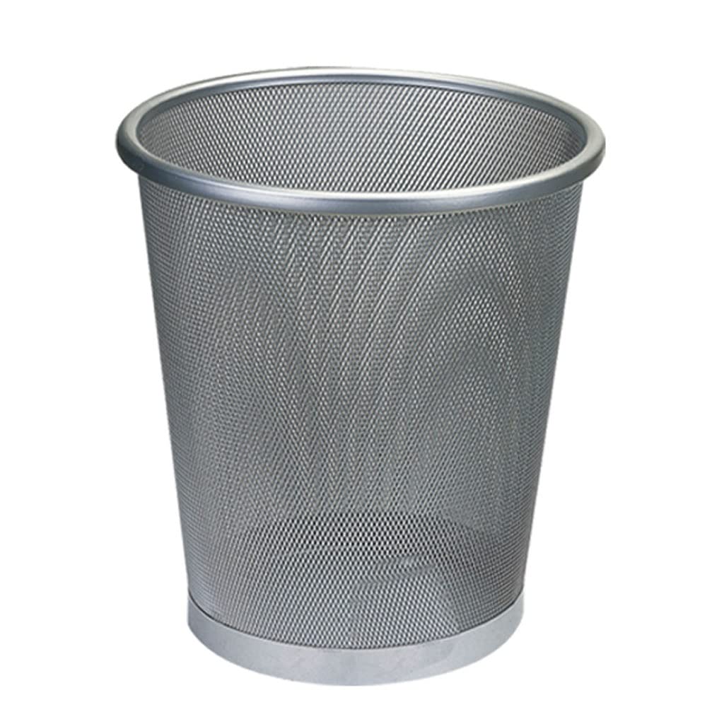 KYUSAR Trash Can Garbage Bin Mesh Trash Can, Metal Waste